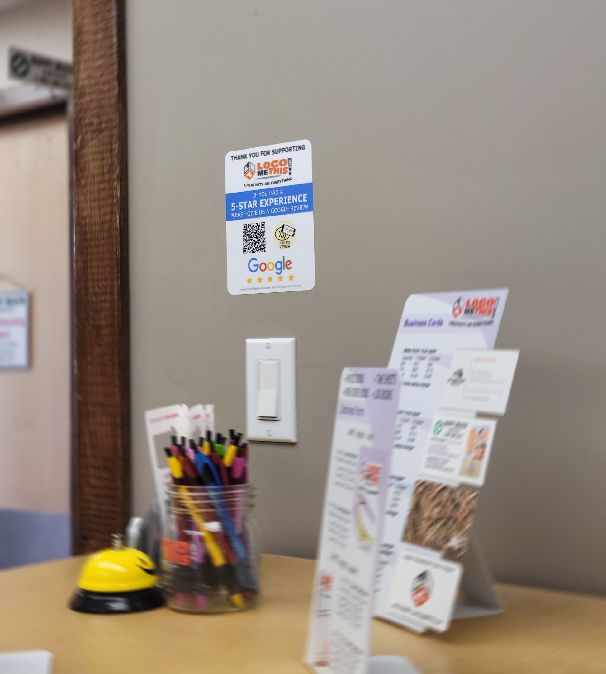 Turbo Tap Review Sticker:  5x7 Rectangular - Google Review