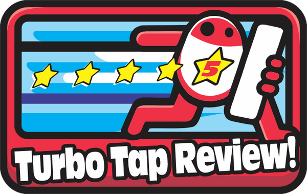 Turbo Tap Review Rectangular Logo