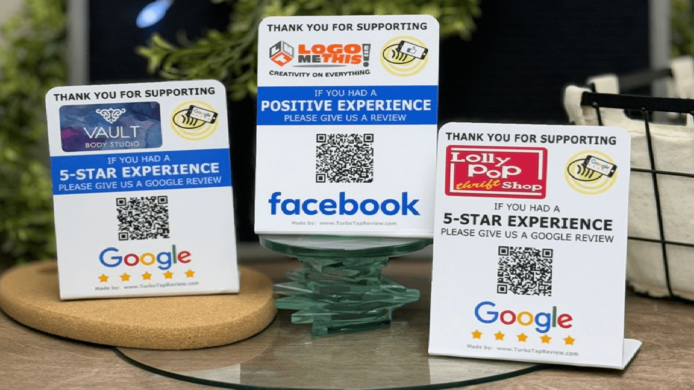 Turbo Tap Review: NFC Tap To Review Stand, Sticker and more!